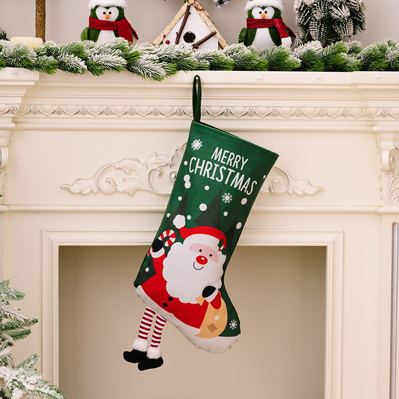 Printed Christmas Stocking Hanging Widget