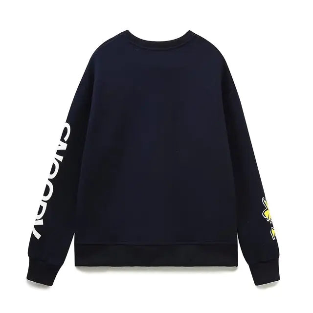 Women Fashion Printing Basic Sweatshirts